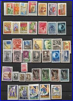 Russia. USSR. Year full complete icluding imperforate 1957. MNH. OG