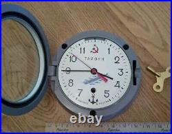 Russian Soviet Union Typhoon Class Submarine Clock Cold War Limited Edition RARE