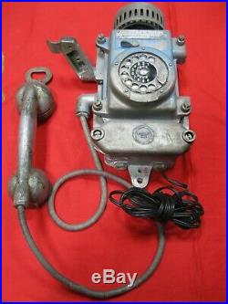 Russian Vintage BUNKER PHONE MINE TASHB Soviet Union 70s USSR