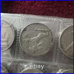 S11 Russia 50 Kopeks 1924 Uncirculated Silver Coin Soviet Union USSR