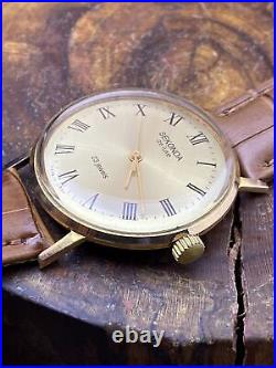 SEKONDA de luxe Classy Men's Vintage watch from Soviet Union 1970s USSR #4173