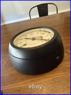 SOVIET RUSSIAN VOSTOK BOAT/SHIP SUBMARINE NAVY CABIN CLOCK 1960 working