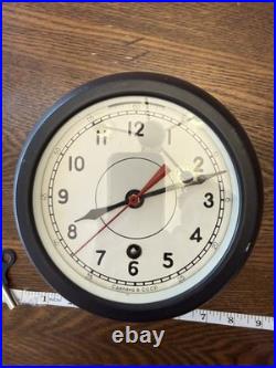 SOVIET RUSSIAN VOSTOK BOAT/SHIP SUBMARINE NAVY CABIN CLOCK 1960 working