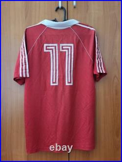 SOVIET UNION ADIDAS MATCH WORN JERSEY FROM 1980s SSSR SIZE M SHIRT RUSSIA CCCP