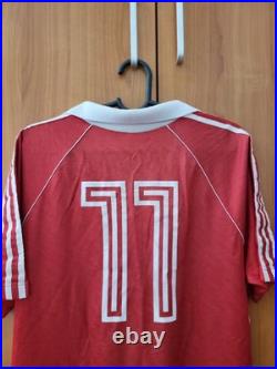 SOVIET UNION ADIDAS MATCH WORN JERSEY FROM 1980s SSSR SIZE M SHIRT RUSSIA CCCP