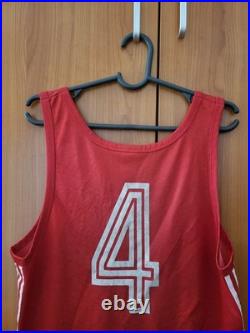 SOVIET UNION BASKETBALL ADIDAS JERSEY FROM 1980s SSSR SHIRT SIZE M TRIKOT USSR