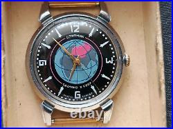 SPUTNIK Satellite USSR Vintage Soviet Union KIROVSKIE1MWF Watch 1950's