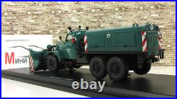 Scale model truck 143 ZIL-157 D-470 rotary snow plow (sea wave)