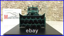 Scale model truck 143 ZIL-157 D-470 rotary snow plow (sea wave)