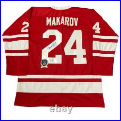 Sergei Makarov Signed Soviet Union Cccp Jersey Beckett Bas Coa Ac82656
