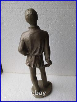 Sergei Yesenin poet USSR Soviet Union bust statue figurine Russia metal