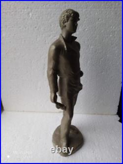 Sergei Yesenin poet USSR Soviet Union bust statue figurine Russia metal