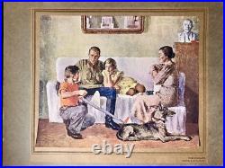 Set 4 RARE Soviet Realism Prints Russian Ukraine Propaganda Winter Military Art