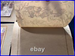 Set 4 RARE Soviet Realism Prints Russian Ukraine Propaganda Winter Military Art