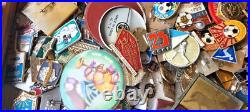 Set of 1900 Vintage (many rare) USSR Soviet russian pins badges + 100 p. Bonus