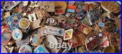 Set of 1900 Vintage (many rare) USSR Soviet russian pins badges + 100 p. Bonus