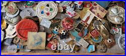 Set of 1900 Vintage (many rare) USSR Soviet russian pins badges + 100 p. Bonus