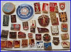 Set of 215 pcs. Pins Badge Victory Soviet Union of the Great Patriotic War WW2