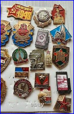 Set of 215 pcs. Pins Badge Victory Soviet Union of the Great Patriotic War WW2