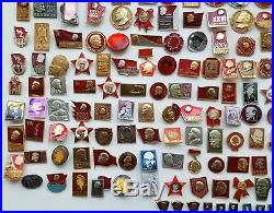 Set of 365 pcs. Pin Badge Lenin Comunism of Soviet Union USSR Badges Pins