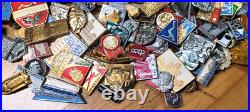 Set of 500 USSR Soviet russian badges pins different topic