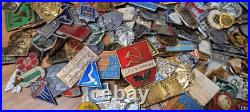 Set of 500 USSR Soviet russian badges pins different topic