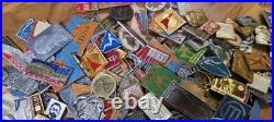 Set of 500 USSR Soviet russian badges pins different topic