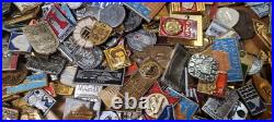 Set of 500 USSR Soviet russian badges pins different topic