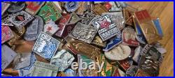 Set of 500 USSR Soviet russian badges pins different topic