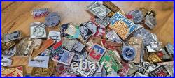 Set of 500 USSR Soviet russian badges pins different topic