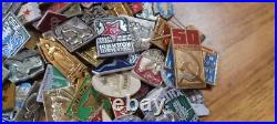 Set of 500 USSR Soviet russian badges pins different topic
