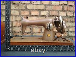 Sewing Machine & Case Vintage Retro USSR Soviet