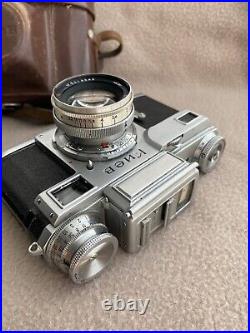 Soviet Contax copy KIEV 3A A535263 35mm RF camera with Jupiter-8m 2/50mm lens EXC