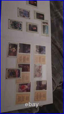 Soviet Era Stamp Book Full With Soviet Stamps