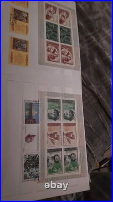 Soviet Era Stamp Book Full With Soviet Stamps