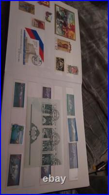 Soviet Era Stamp Book Full With Soviet Stamps