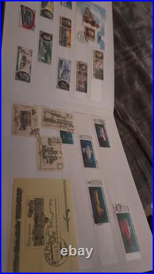 Soviet Era Stamp Book Full With Soviet Stamps
