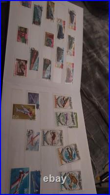 Soviet Era Stamp Book Full With Soviet Stamps