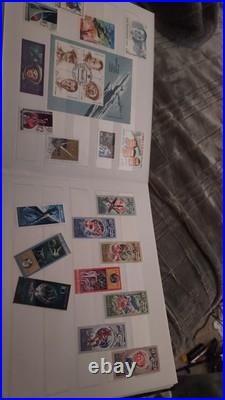 Soviet Era Stamp Book Full With Soviet Stamps