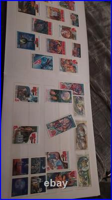 Soviet Era Stamp Book Full With Soviet Stamps