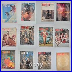 Soviet Life 1972 Full Calendar Year Jan Dec, All 12 Months