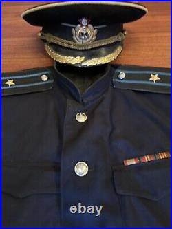 Soviet Military stand collar Uniform Major Aviation NAVY USSR Original