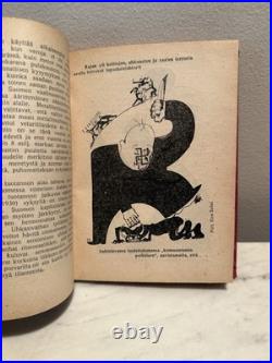 Soviet Propaganda USSR, Finnish & Russian bilingual socialist calendar / almanac