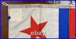Soviet Russia Navy Flag 2-STAR ADMIRAL Squadron Commander ORIGINAL