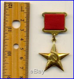 Soviet Russian Medal Badge Order Hero Soviet Union Labor (1216)