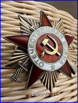 Soviet Russian USSR Order of Patriotic War 1st Class