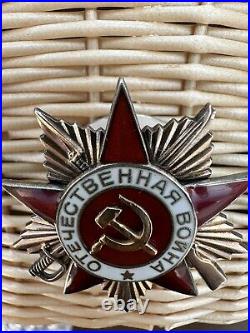 Soviet Russian USSR Order of Patriotic War 1st Class