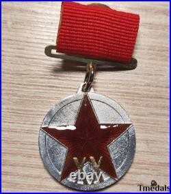 Soviet USSR 20th Anniversary Red Army Medal 1918-1938 925 Silver top replica