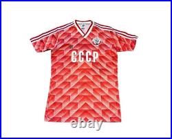 Soviet Union 1988 Vintage Adidas Football Shirt Soccer Jersey Russia Size Large