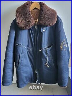 Soviet Union Army Pilot Cold Weather Jacket Fur Sheepskin 48-2, 